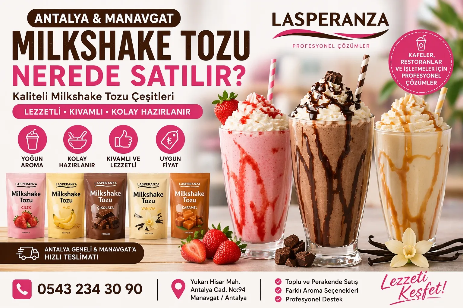 Milkshake Tozu Nerede Satılır